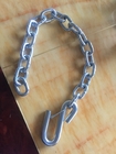 3500lbs Iron Safety Trailer Chain, Transport Chain with S-hooks with zatrzask